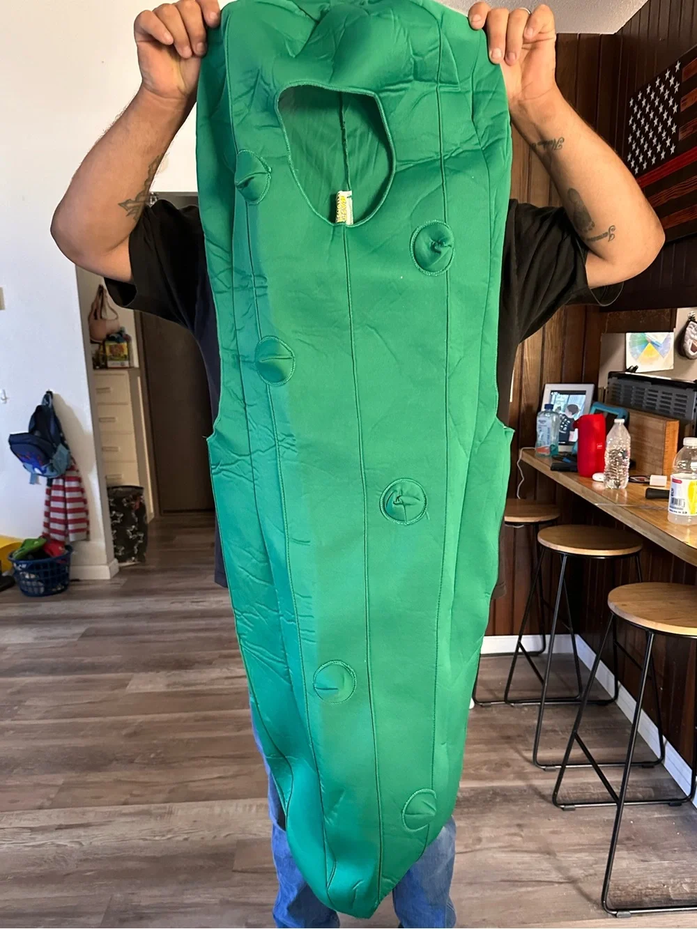 Green Pickle Costume - Single Piece Plush